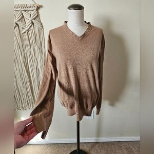 Banana republic Cashmere Silk Cottom Blend sweater Brown Medium